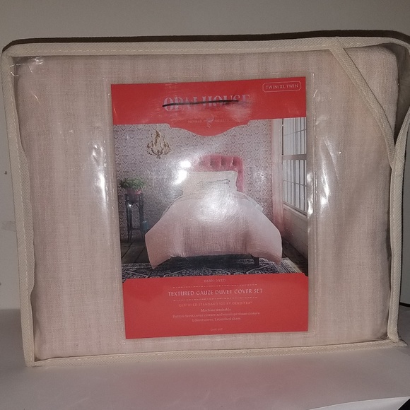 Opalhouse Bedding New Opalhouse Blush Pink Gauze Duvet Set Twinxl